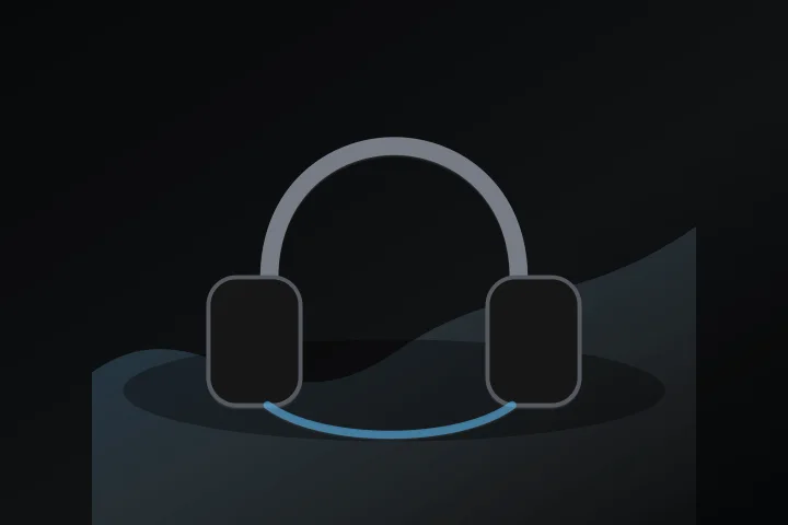 Wired headphone options representative hardware visual